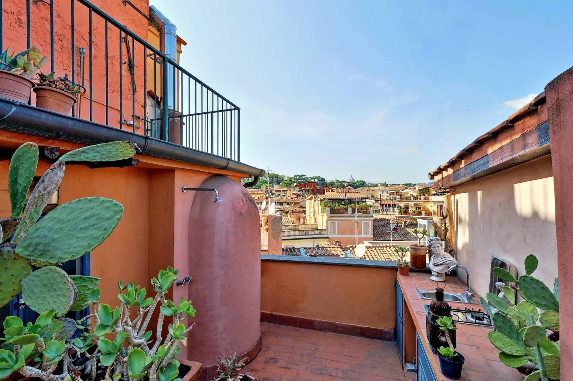 Vicolo Del Cinque Penthouse | Romeloft公寓 外观 照片